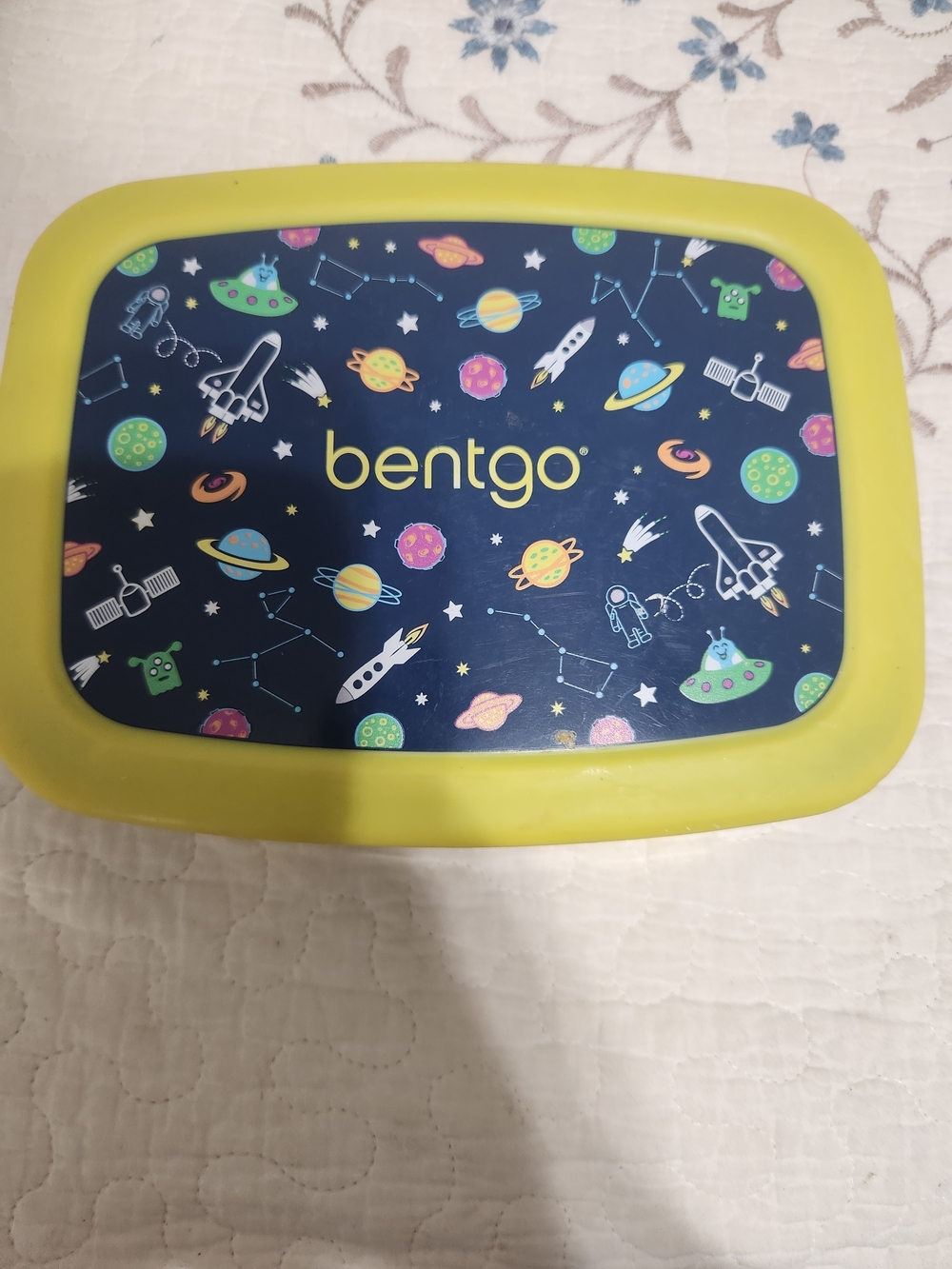Bentgo Kids Lunchbox - Yellow Space Design